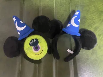 미키 마법사 귀 머리띠 2개 세트 덤 포함