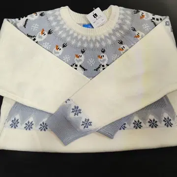 미사용 새상품 디즈니 리조트 올라프 스웨터 L