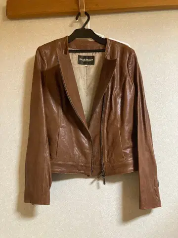 [ 익명 배송 ] 볼 스튜어트 라무 가죽 자켓 6호