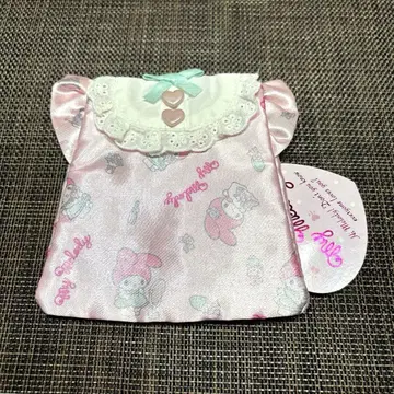 택 포함 헤이세이 레트로 마이멜로디 티슈 파우치 옷 갈아입기 시리즈