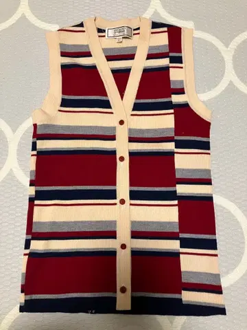 MICALADY BOUTIQUE 스트라이프 니트 베스트 9+