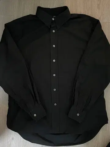 LE L'ECHOPPE 오버 다이 셔츠 블랙