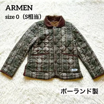 새상품급 ARMEN [ 퀼팅 자켓 ] 리버서블 코듀로이 블루종