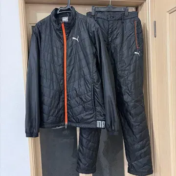 PUMA 골프웨어 블랙/오렌지