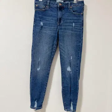 RE generation 스키니 데님 미디엄 블루