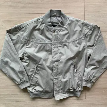 더비 자켓 캡 숄더 Windbreaker 베이지 L