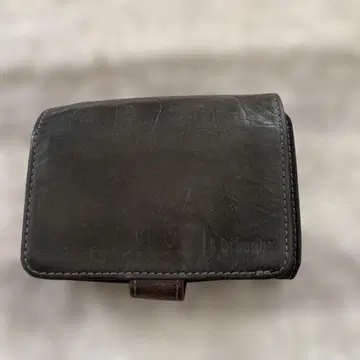 dj honda 다크 그레이 이단 접이식 지갑