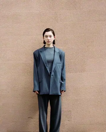 [미사용 새상품] studio doe 자켓 그레이