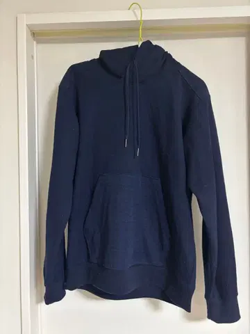 NANO UNIVERSE 네이비 후드 부착 후드티