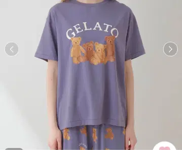 베어 원포인트 T셔츠 & 숏팬츠 SET