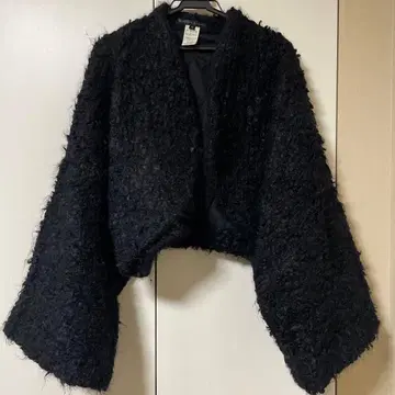 MASAHIRO MIYAZAKI 블랙 볼레로 코트