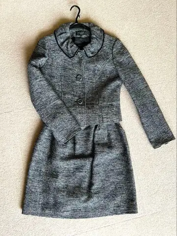 트위드 수트 셋업 세레모니 시치고산 입학식 경사 블랙