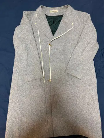 CULLNI 노카라 멜톤 라이더스 코트 그레이