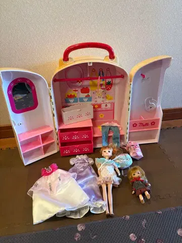 멜짱 인형 세트 보관 케이스 잡화 세트 리카짱 타카라