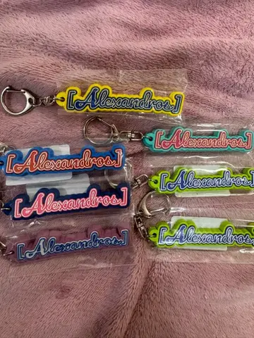 [Alexandros] 러버 키체인 아크릴 키링 묶음 판매