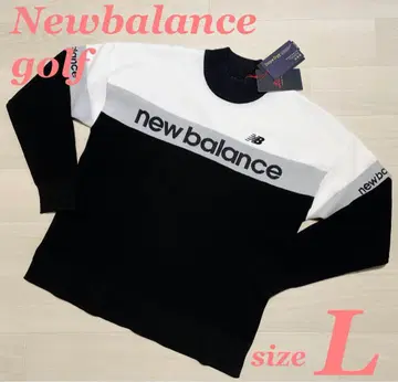 뉴발란스 골프 스웨터 바이컬러 모크 니트 풀오버