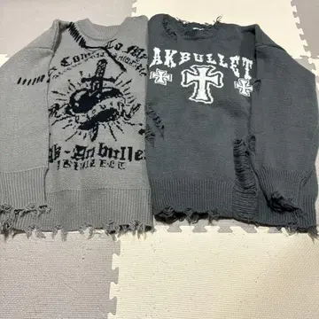 [ 새상품급 ] VOLCAN&APHRODITE 니트 2장 세트