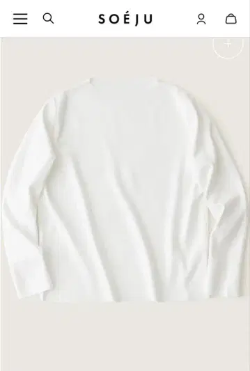 소 크루넥 니트 풀오버 색상: 화이트, 사이즈: M