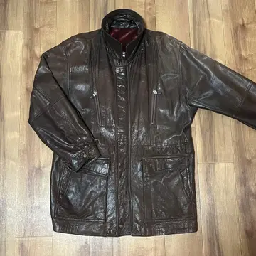 80s 90s 스웨이드 레더 빈티지 가죽 자켓