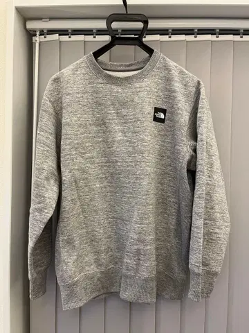 THE NORTH FACE 그레이 맨투맨 M 속기모