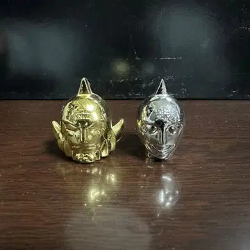 근육맨 다이캐스트 근육 케시 금 마스크 은 마스크 가챠 2종 세트