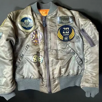 미국제 AVIREX S M 사이즈 MA-1 MIL J 82798 와펜