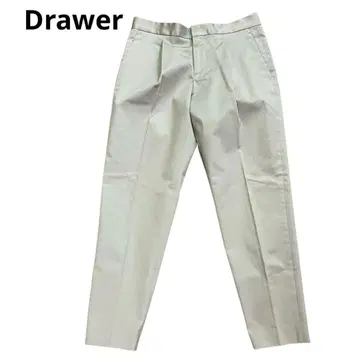 드로어 Drawer 코튼 크롭 스트레치 팬츠