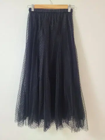 loungedress 도트 무늬 샤샤 스커트 F 사이즈