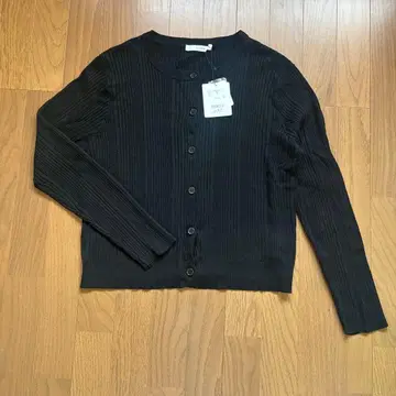 쿠튀르 니트 가디건 블랙