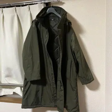 유니클로 C 후디드 코트