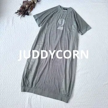 JUDDYCORN 원피스 롱 맥시 길이 파일 이소재 일본제
