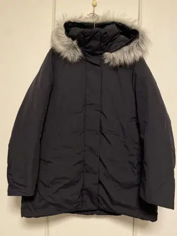 [ 새상품급 ] UNIQLO 하이브리드 다운 코트 블랙 S 여성용
