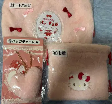 산리오 당첨 복권 헬로키티 토트백 복조리 참 3종 세트