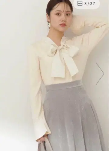 프로포션 보타이 니트