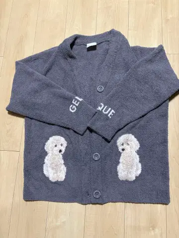 젤라또피케 토이 푸들 자카드 가디건 UNISEX