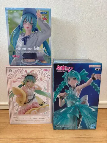 하츠네 미쿠 피규어 3체 세트
