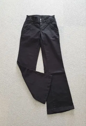 CIMARRON 시마론 슬림 레그 팬츠 블랙 초 스트레치 데님 26 S