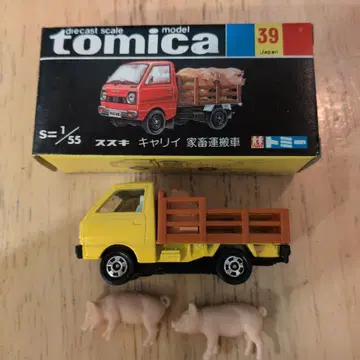 토미카 블랙 상자 39 스즈키 캐리 가축 운반차
