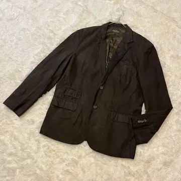 Eddie Bauer 에디 바우어 페이크 가죽 자켓 L 브라운