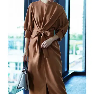 [ 새상품 ] RUIRUE BOUTIQUE 2Way 벌룬 슬리브 원피스