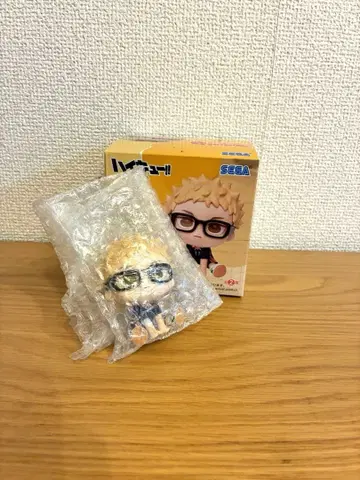 하이큐 Qyurume 큐룽하게 쳐다보는 포즈 미니 피규어 츠키시마