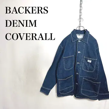 BACKERS 바커스 데님 커버올 자켓 다크 네이비 구제 의류 M