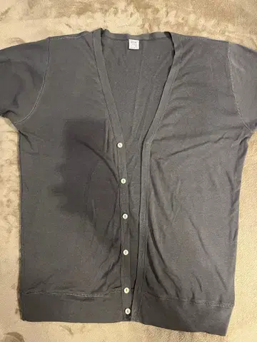 이탈리아제 Gicipi 그레이 V넥 가디건