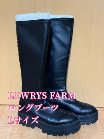 LOWRYS FARM 스트레치 롱 부츠 L 사이즈