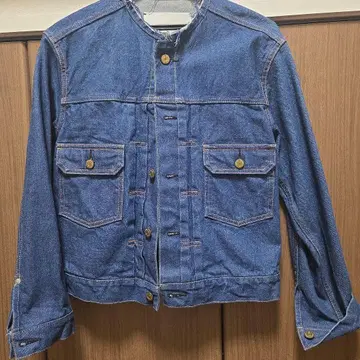 이에나 데님 자켓 데님 블루 4 포켓 38 사이즈