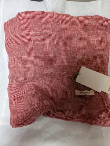 [ 새상품 미사용 ] nestrobe 빨간색 글렌체크 스톨