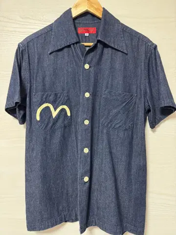 EVISU 에비수 오픈 카라 셔츠