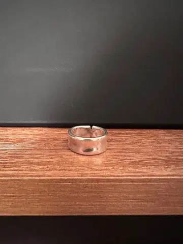 켄즈 스크래치 실버 925 반지 16호