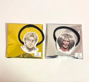 진격의 거인 기억으로의 진격 지크 다이나 머리끈 액세서리 고무 컬렉션