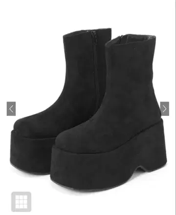 [ GRL ] 스웨이드 통굽 부츠[zr1140] 24.0cm